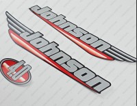 Johnson 4.0HP Two Stroke Outboard Decal Kit